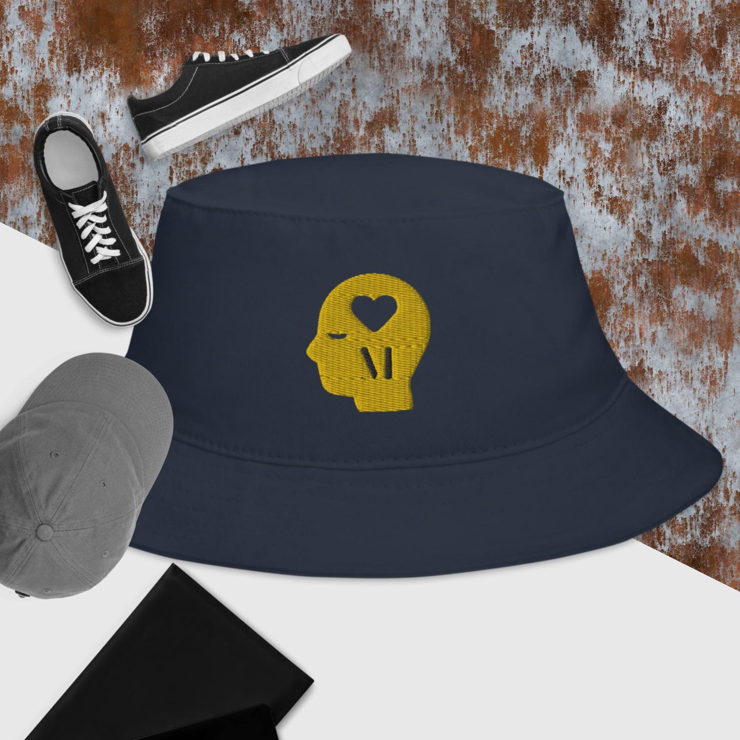 Logo Embroidered Bucket Hat