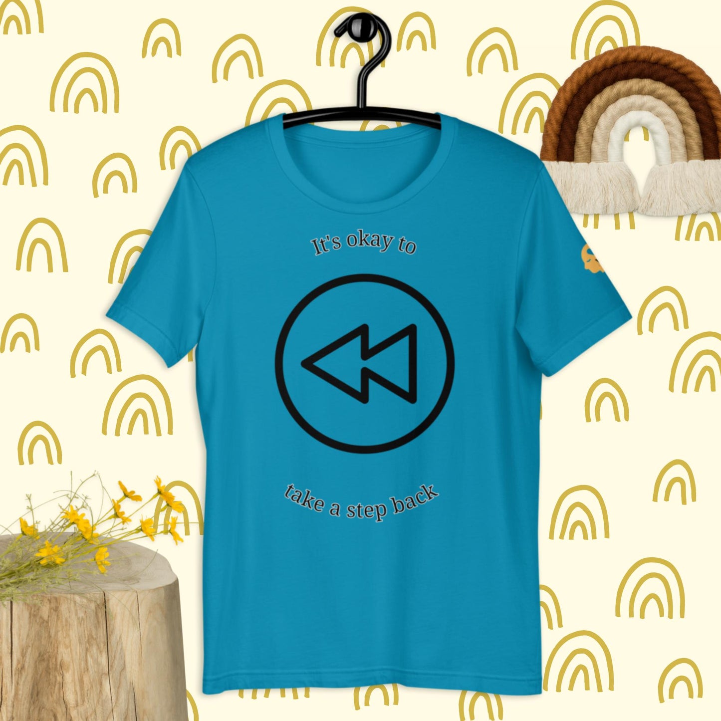 It' okay to take a step back t-shirt