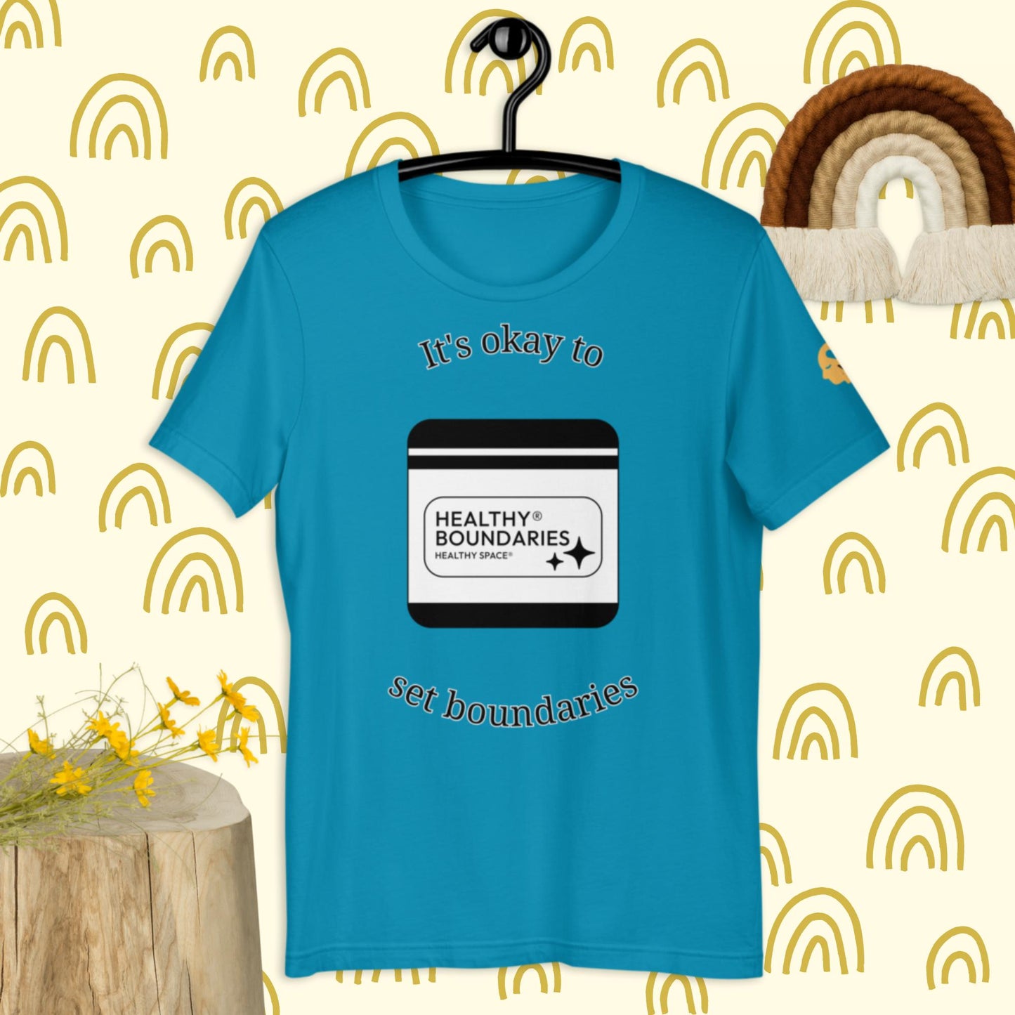 It's okay to set boundaries t-shirt
