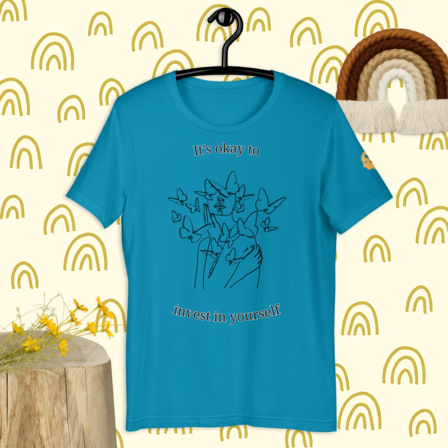 It's okay to invest in yourself t-shirt