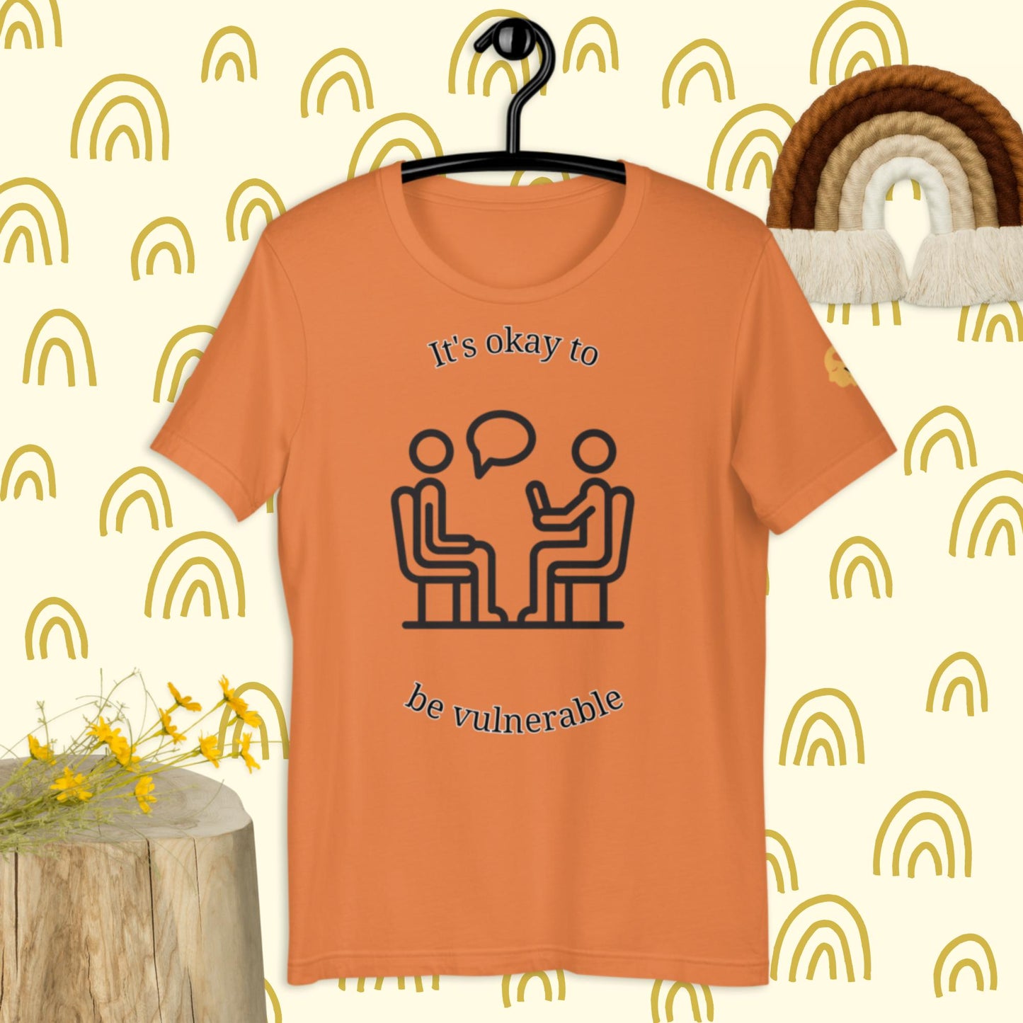 It's okay to be vulnerable t-shirt