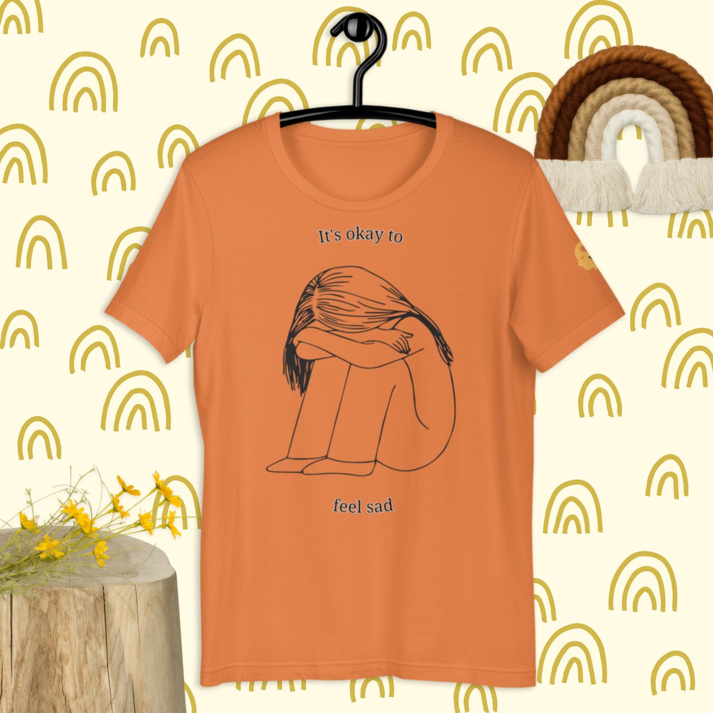 It's okay to be sad t-shirt