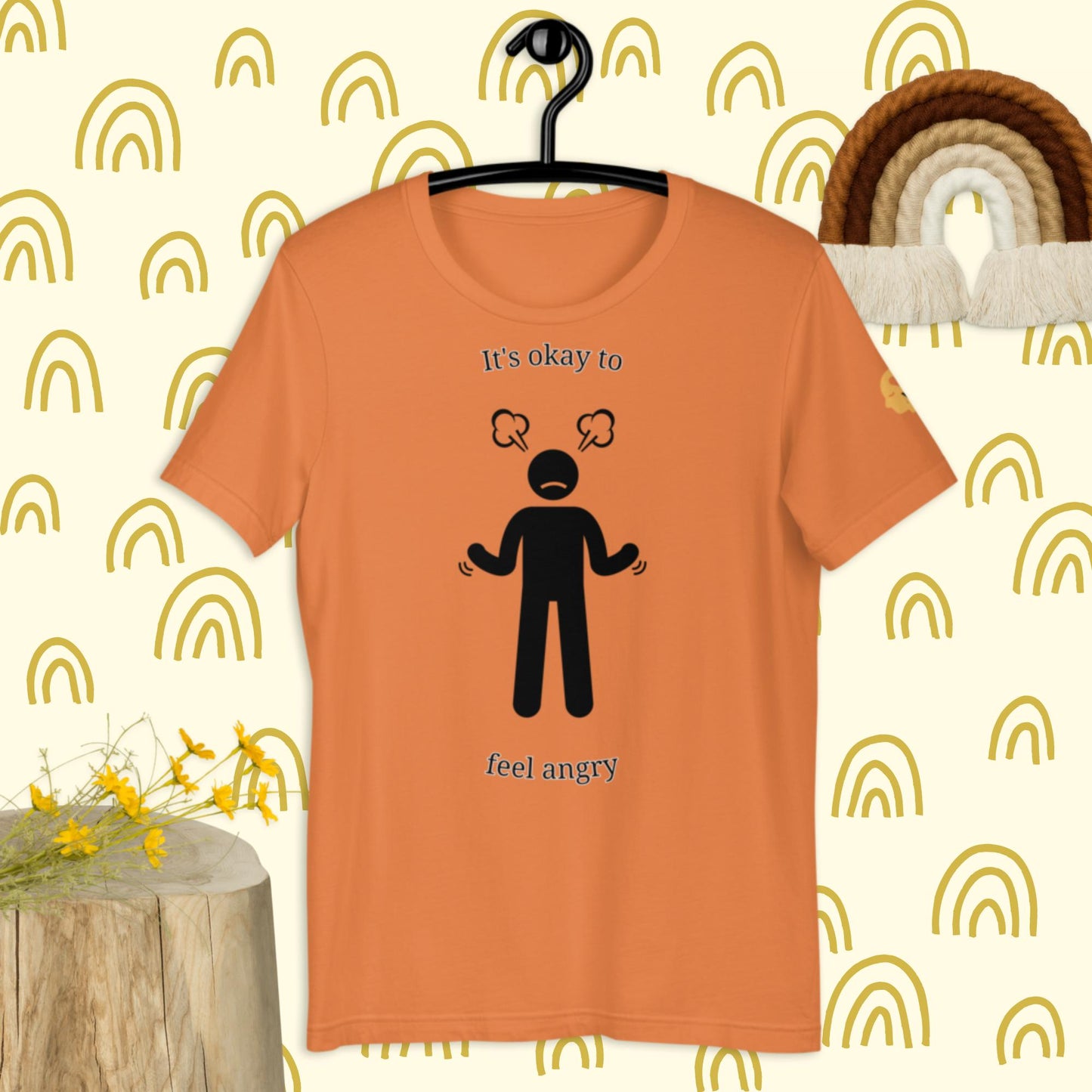 It's okay to feel angry t-shirt