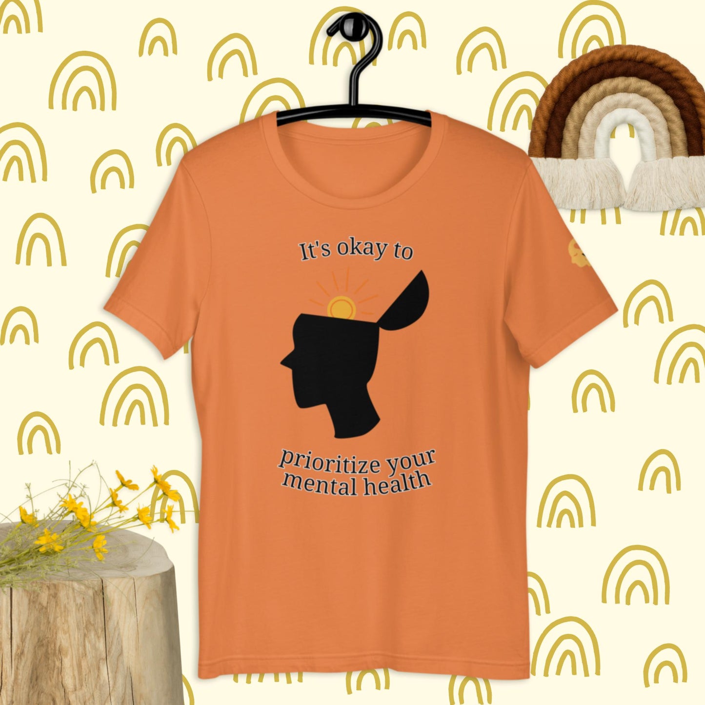 It's okay to prioritize your mental health t-shirt