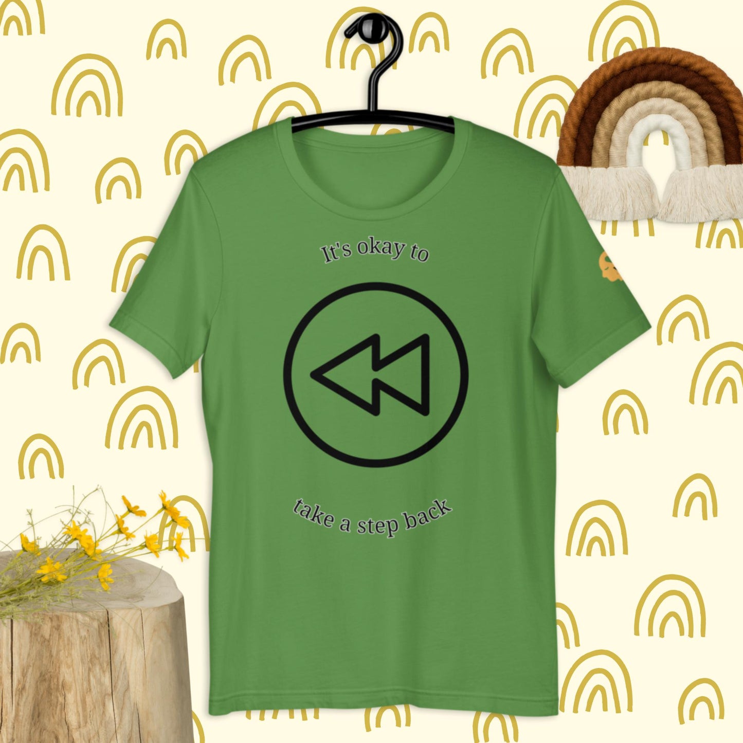 It' okay to take a step back t-shirt