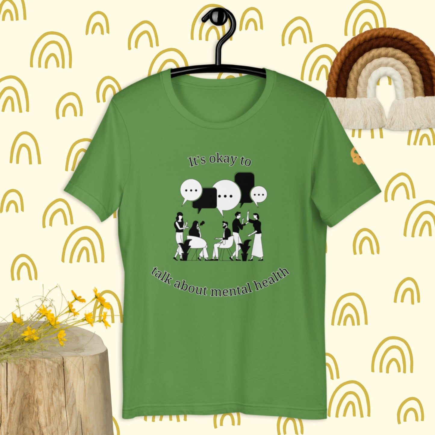 It's okay to talk about mental health t-shirt