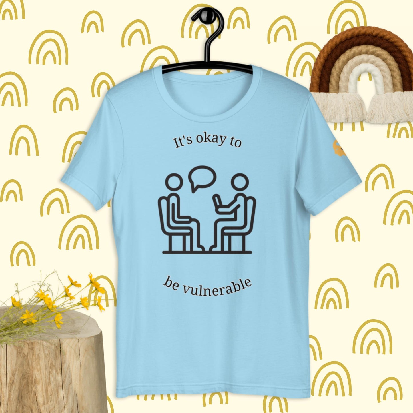 It's okay to be vulnerable t-shirt