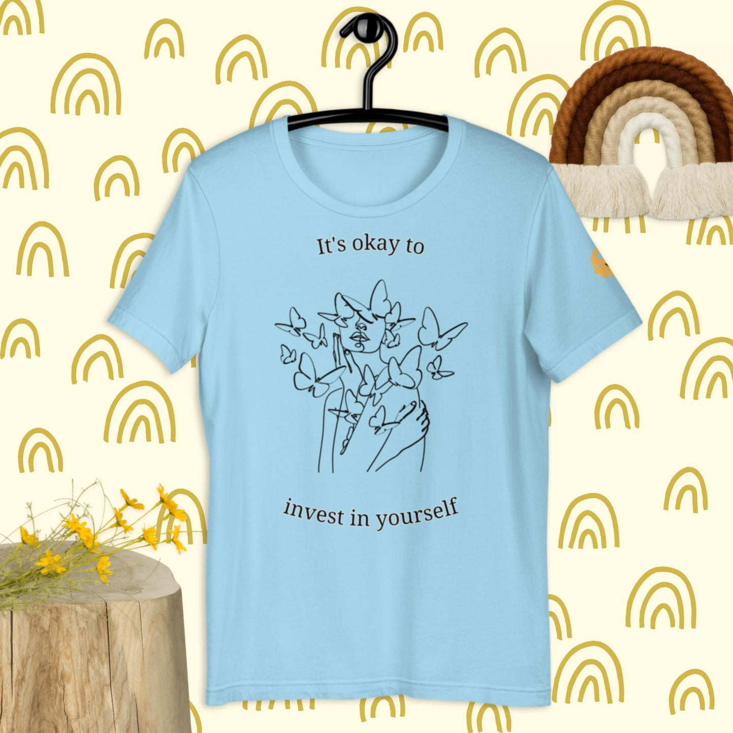 It's okay to invest in yourself t-shirt