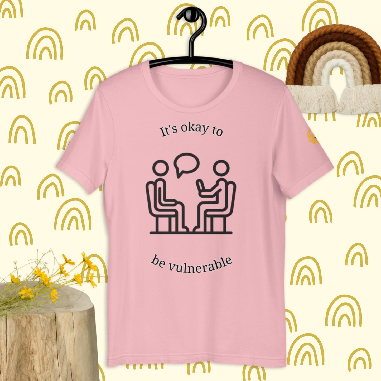 It's okay to be vulnerable t-shirt