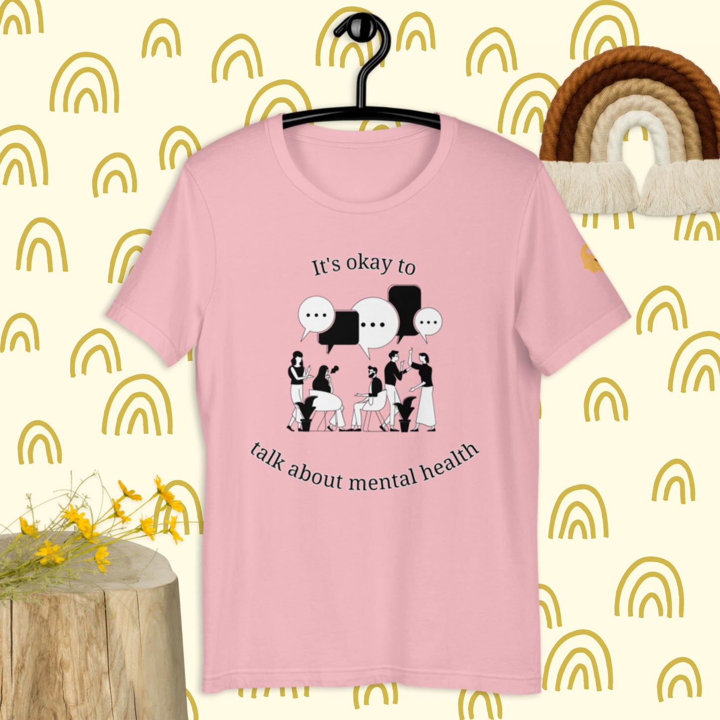 It's okay to talk about mental health t-shirt