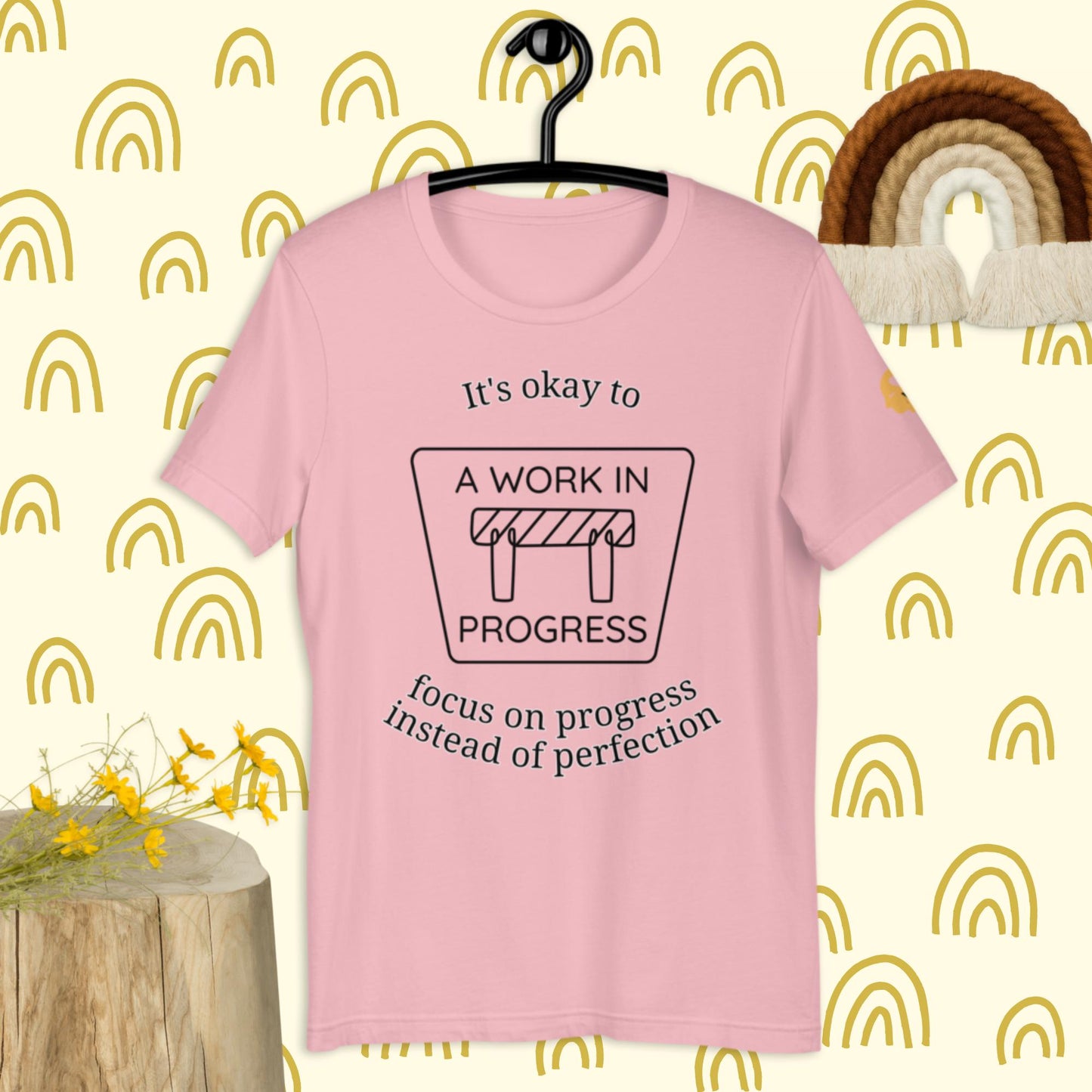 It's okay to focus on progress t-shirt