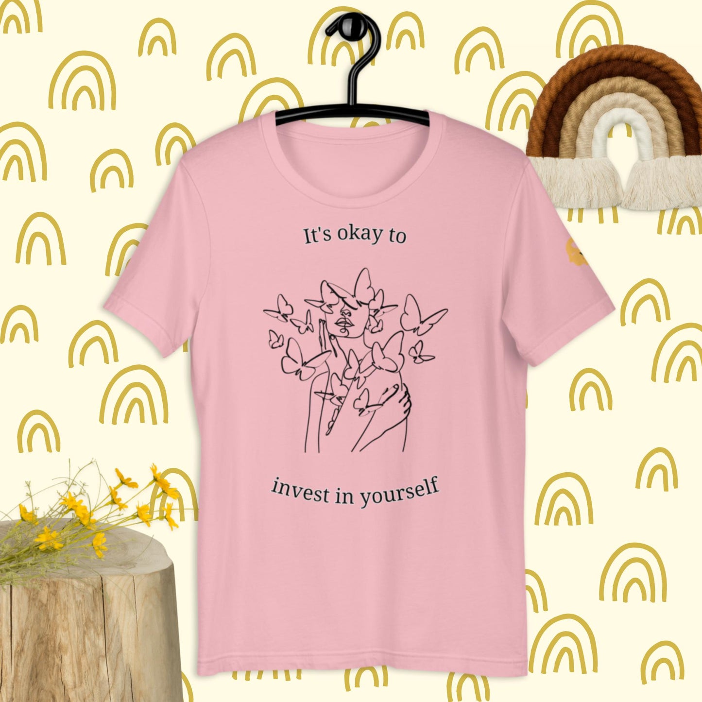 It's okay to invest in yourself t-shirt