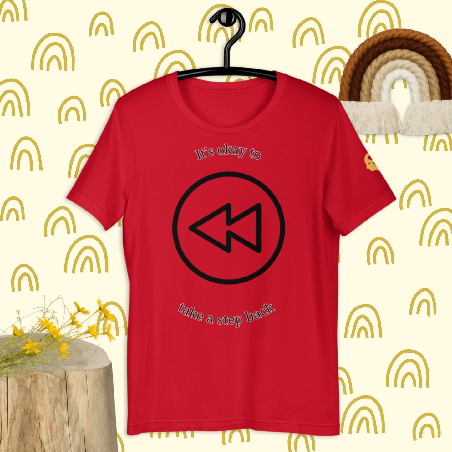 It' okay to take a step back t-shirt