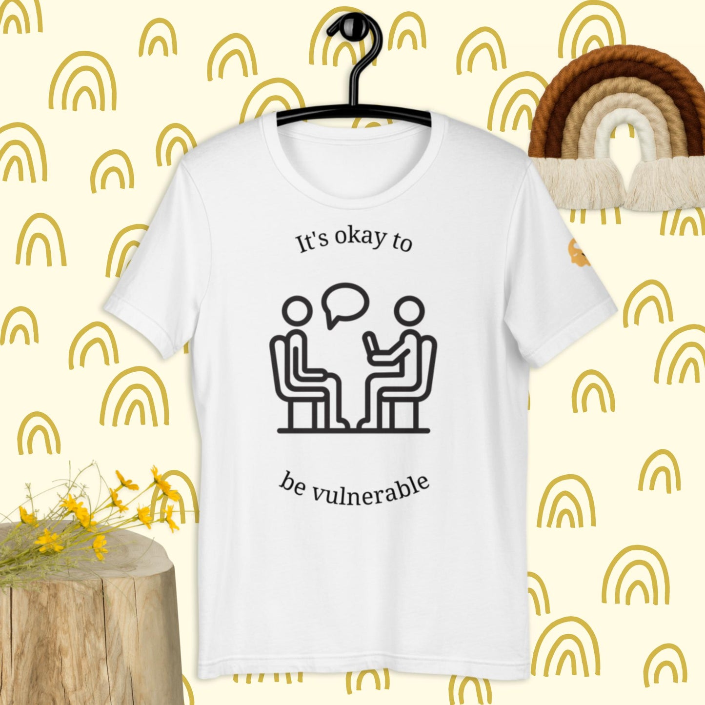 It's okay to be vulnerable t-shirt