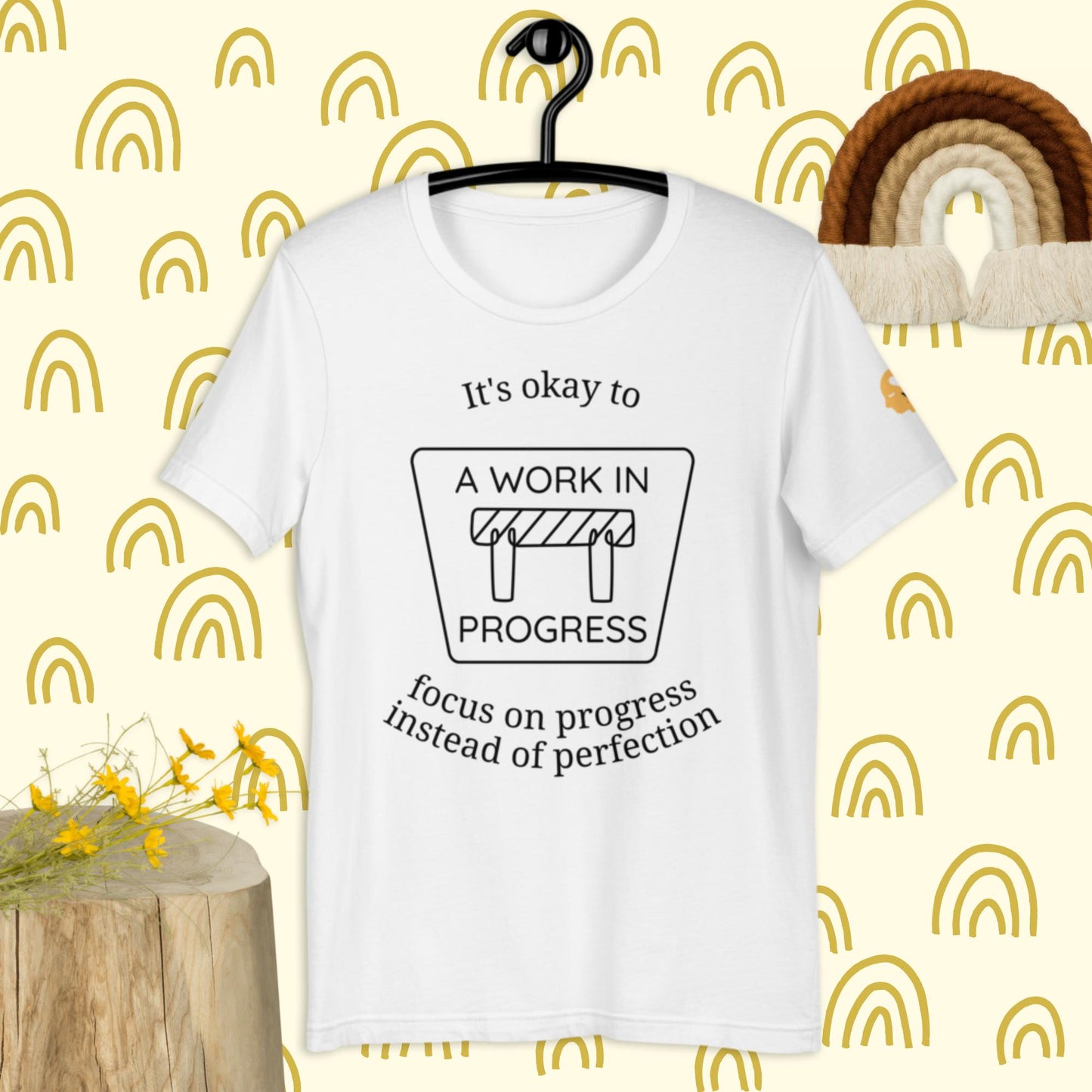 It's okay to focus on progress t-shirt
