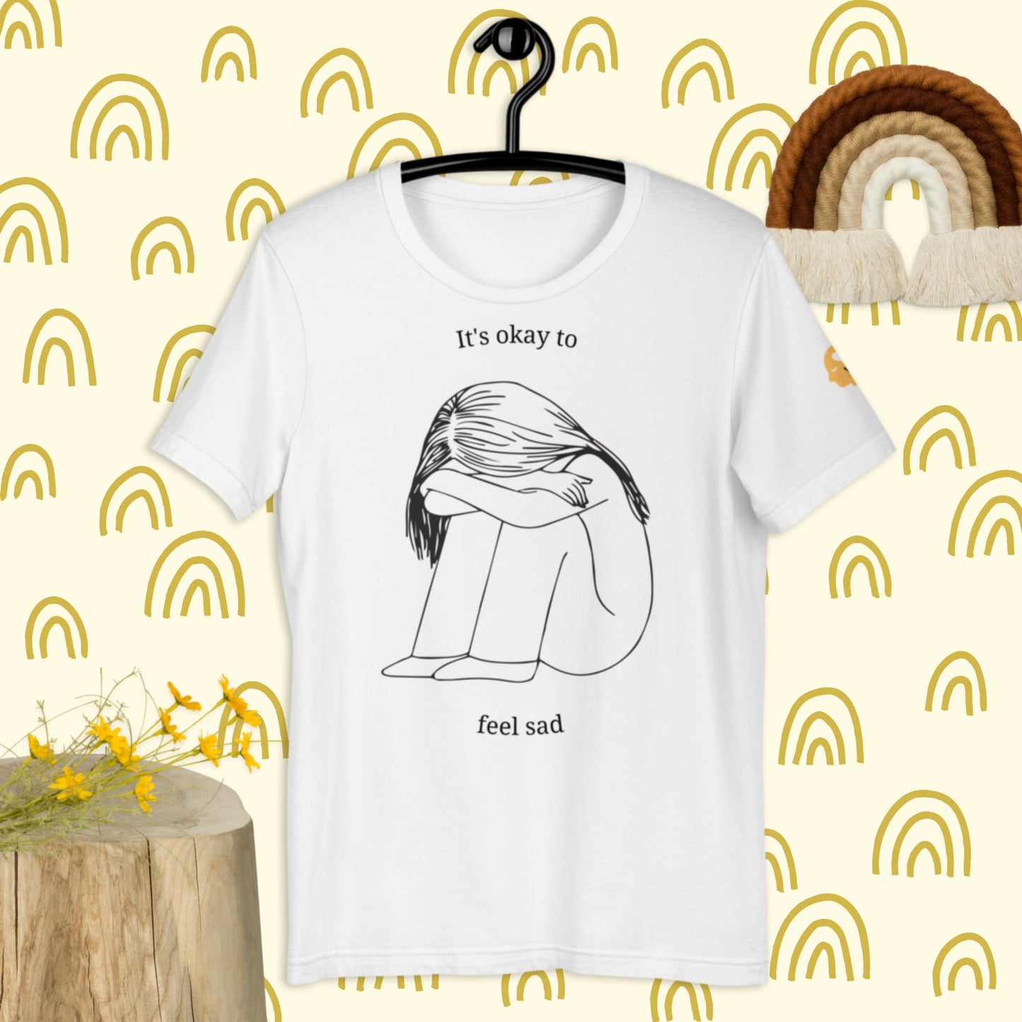 It's okay to be sad t-shirt