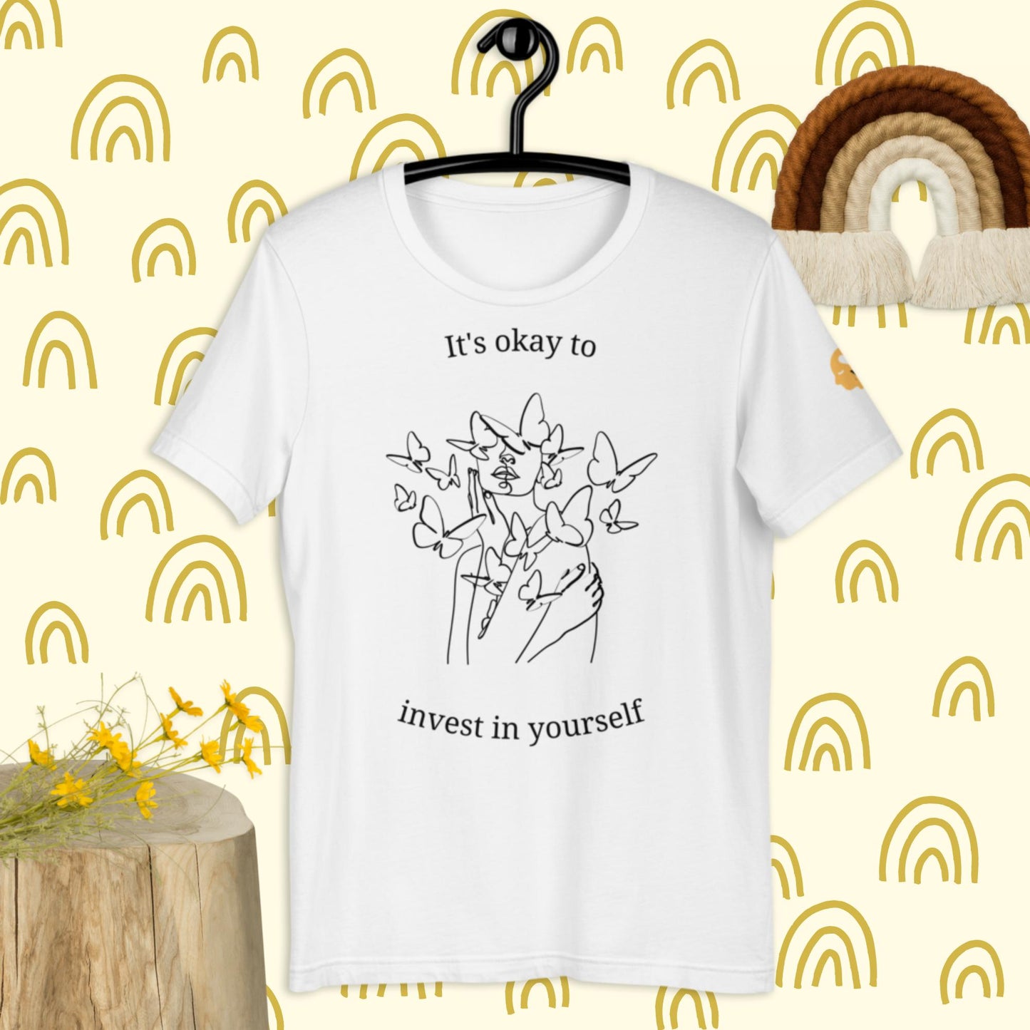 It's okay to invest in yourself t-shirt