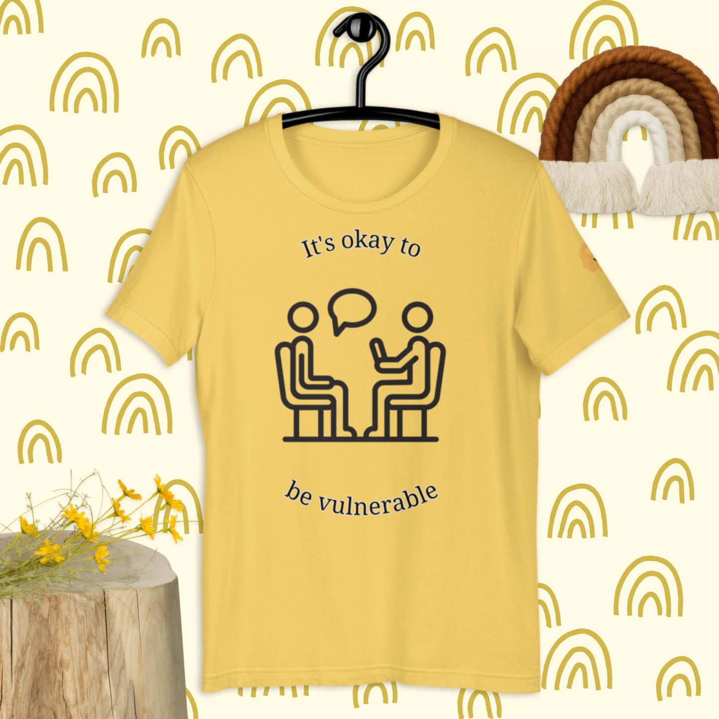 It's okay to be vulnerable t-shirt