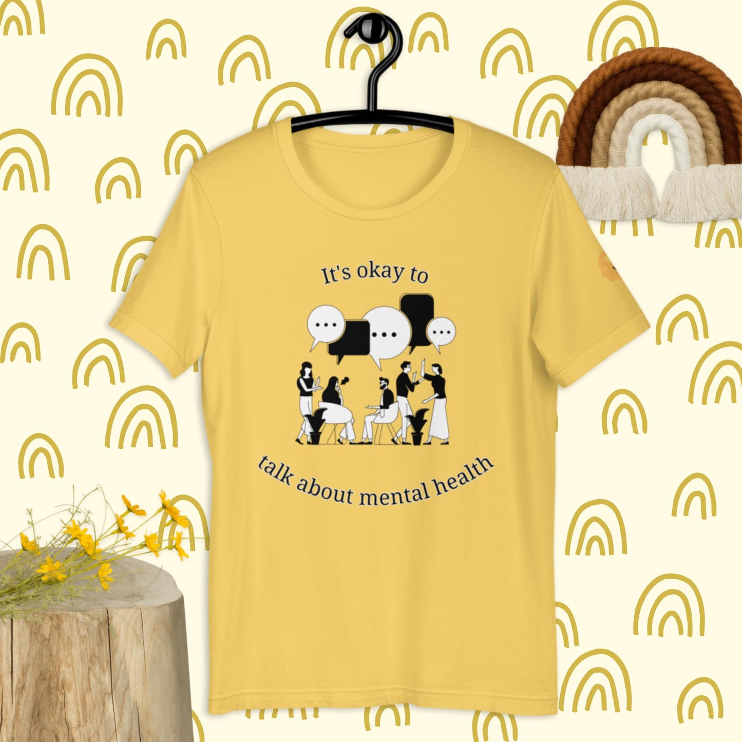 It's okay to talk about mental health t-shirt