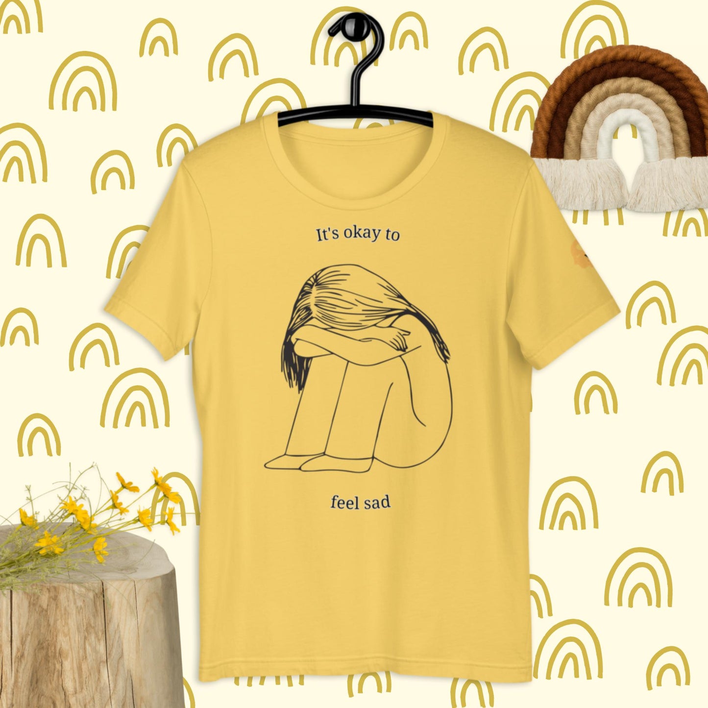 It's okay to be sad t-shirt
